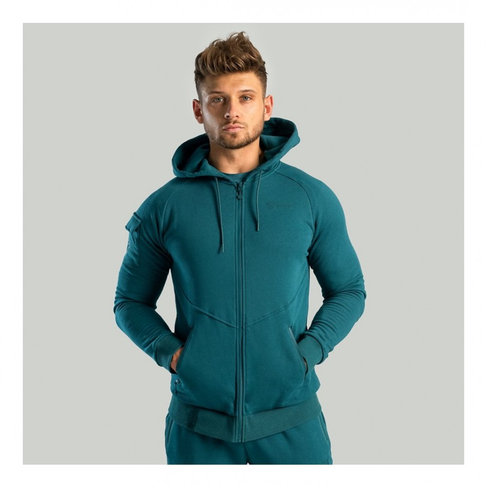 Mikina se zipem Nova Deep Teal - STRIX 