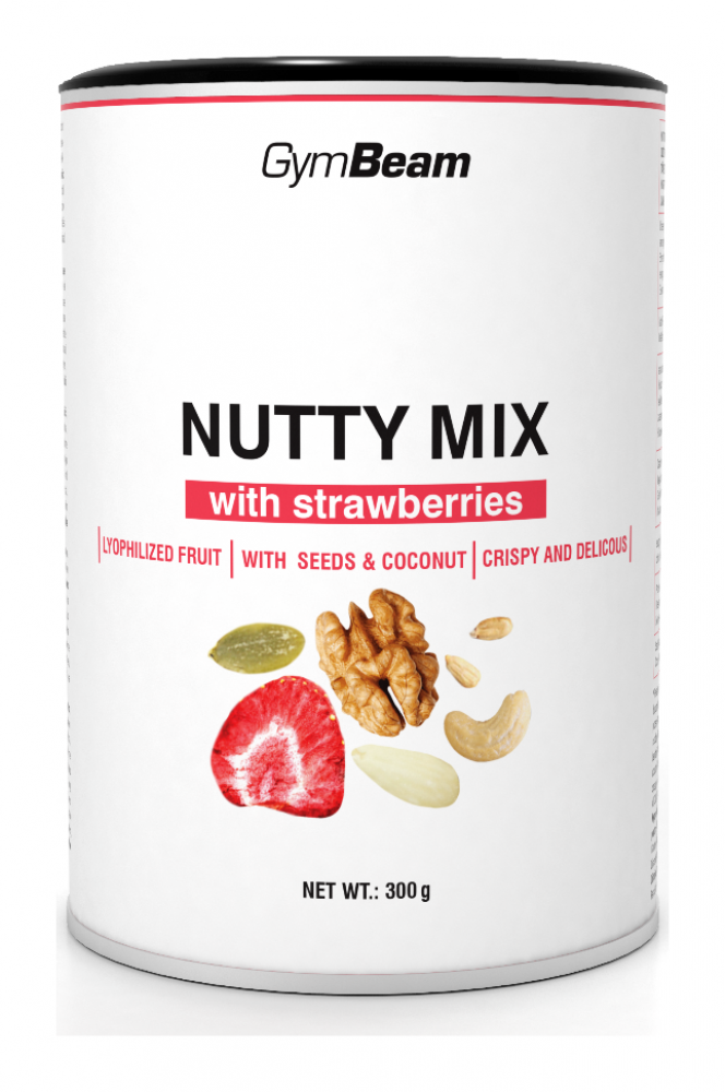 Nutty Mix s jahodami 300 g