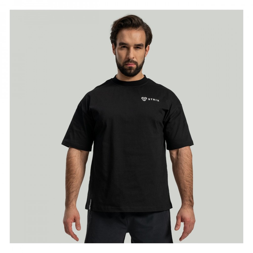 Tričko Oversized Black - STRIX 