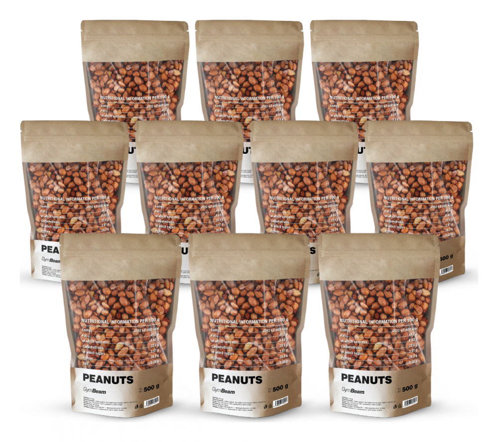 Arašídy nepražené 10 x 500 g