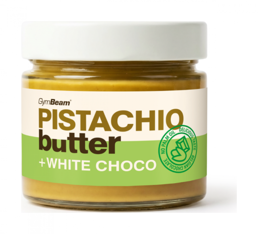Pistáciové máslo s bílou čokoládou 220 g