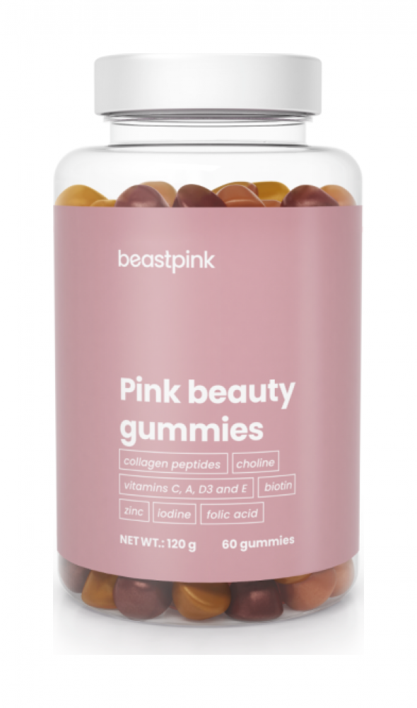 Pink Beauty Gummies - BeastPink 60 kaps.