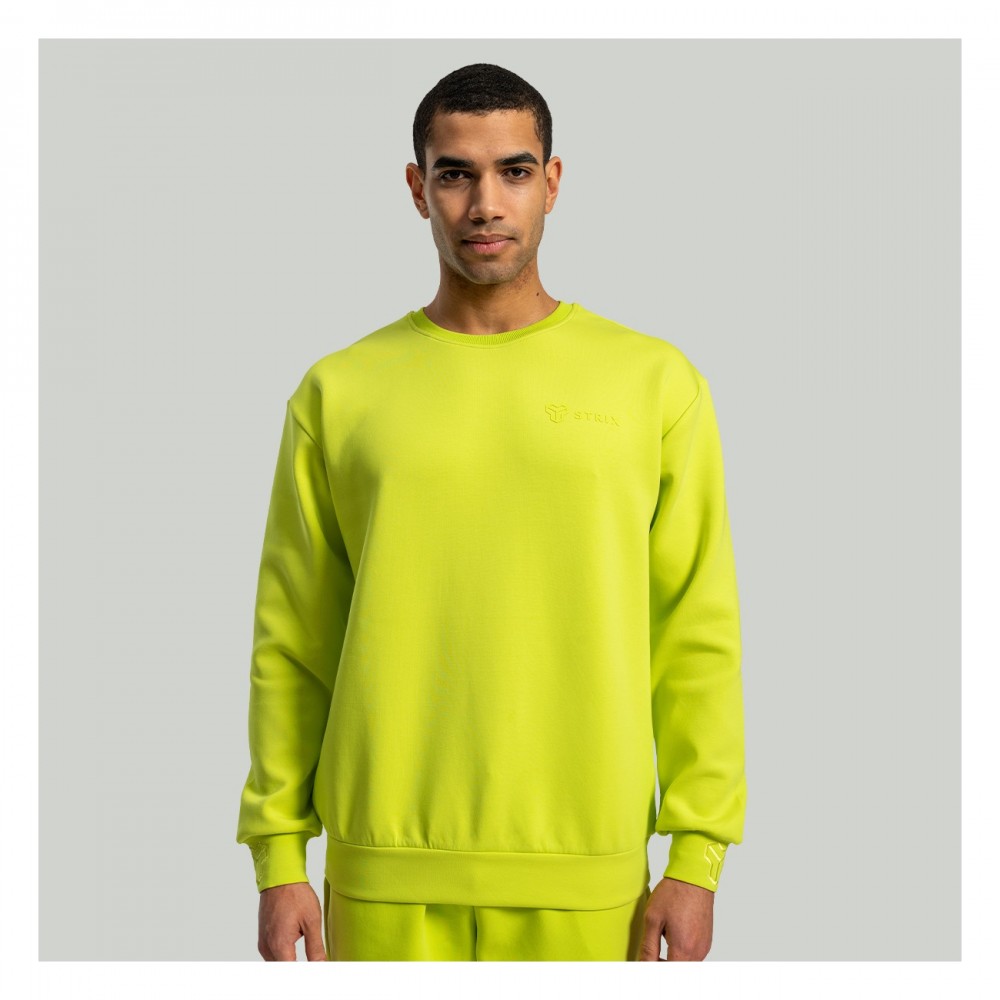 Mikina Relaxed Chartreuse 