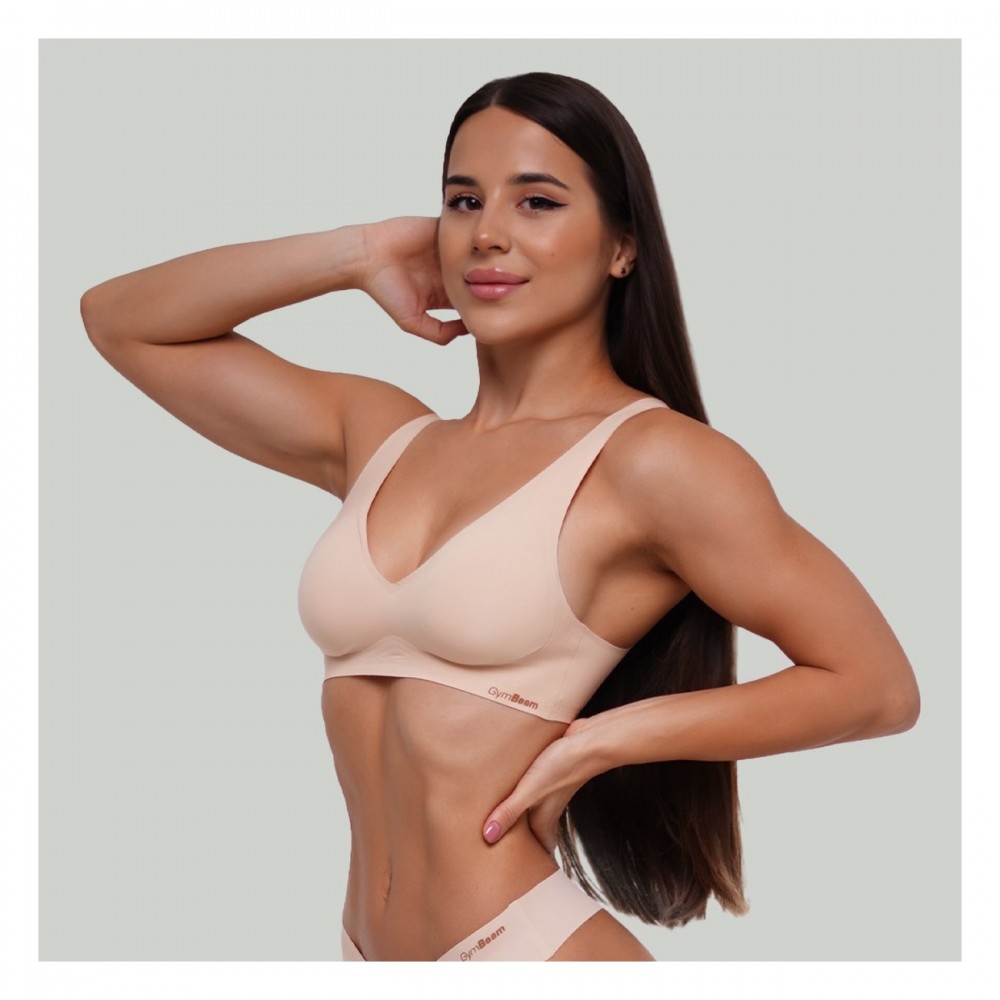 Bezešvá podprsenka Beige 