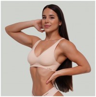 Bezešvá podprsenka Beige  