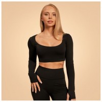Dámský sportovní top Sense Black - Beastpink  