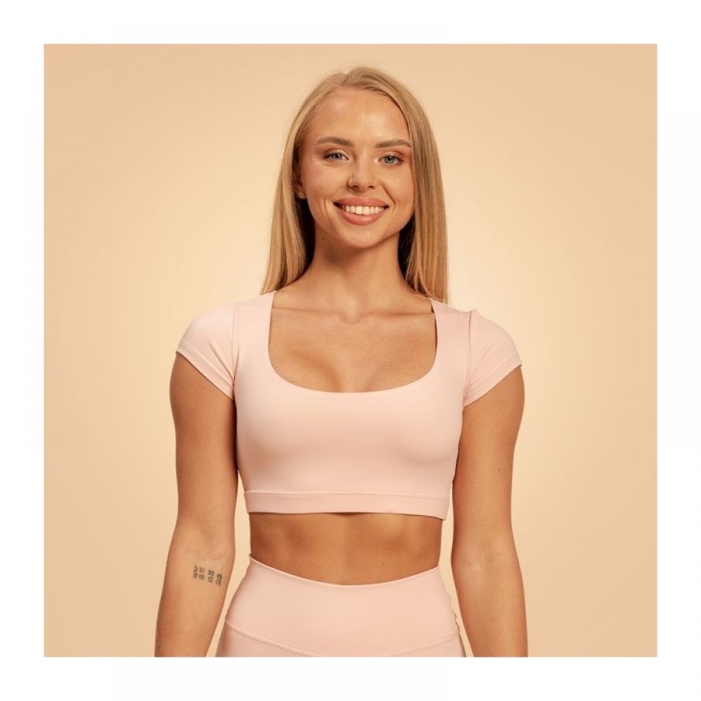 Dámské triko Cropped Sense Pink - BeastPink 