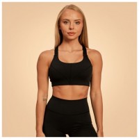 Sportovní podprsenka Sense Black - BeastPink  