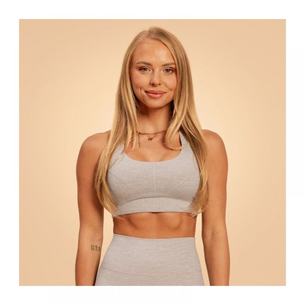 Sportovní podprsenka Sense Grey - BeastPink 