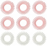 Set spirálových gumiček do vlasů pink - BeastPink  