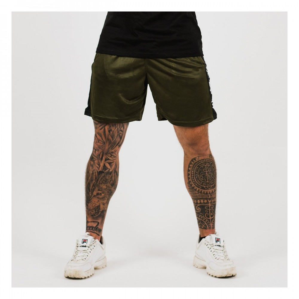 Šortky Vertical Military Green 