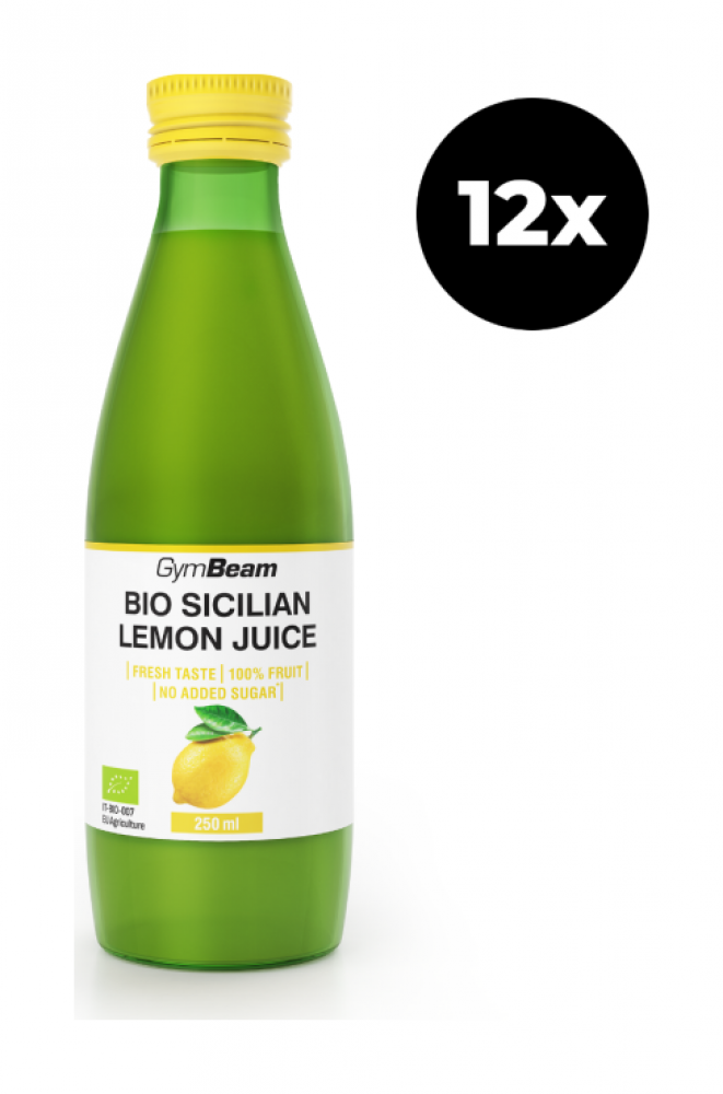 BIO Šťáva ze sicilských citronů 12 x 250 ml