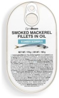 Filety z uzené makrely v oleji 170 g 