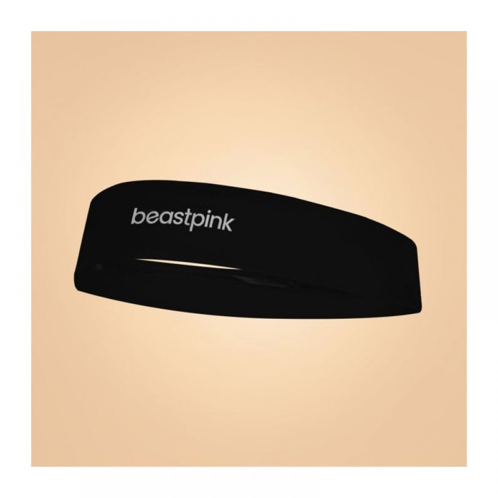 Sportovní čelenka Black - BeastPink 