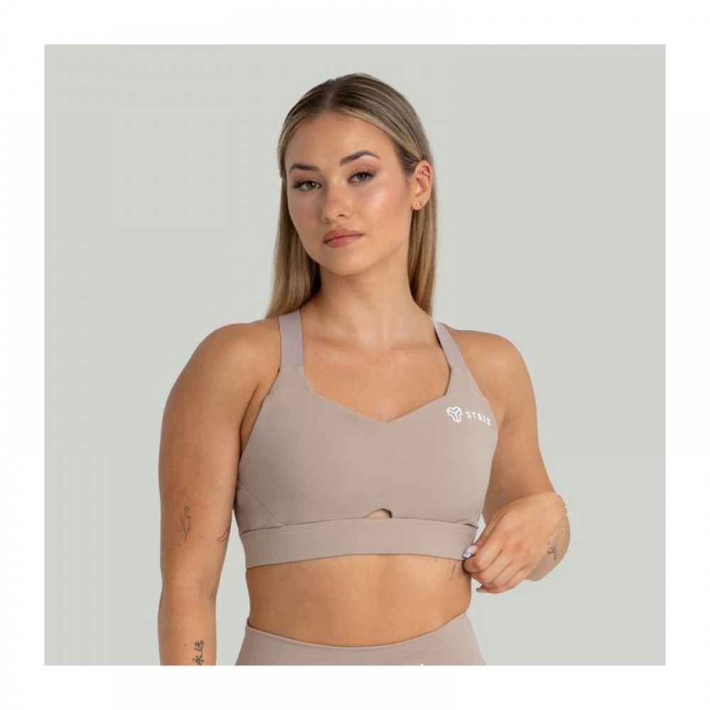 Sportovní podprsenka Taupe - STRIX 