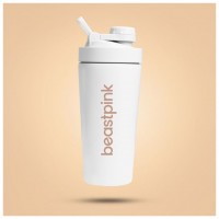 Šejkr Steel 650 ml White - BeastPink  