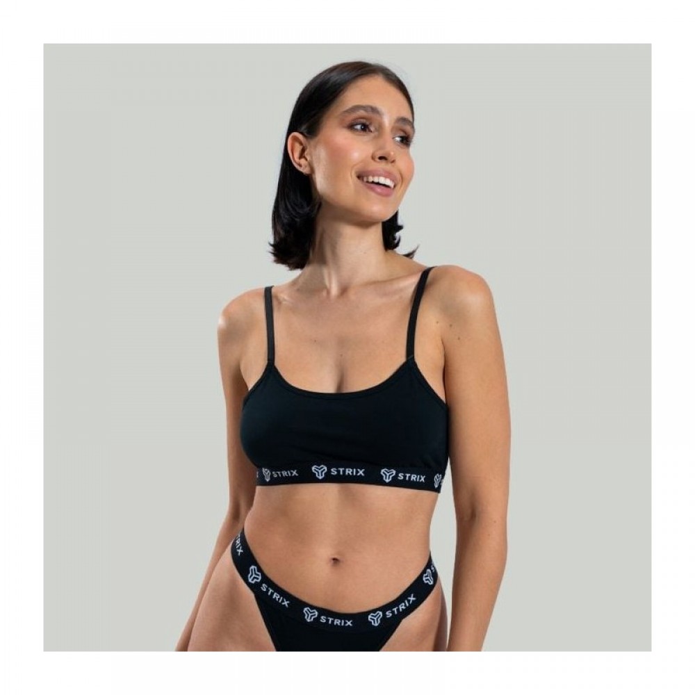 Podprsenka String Bralette Black 