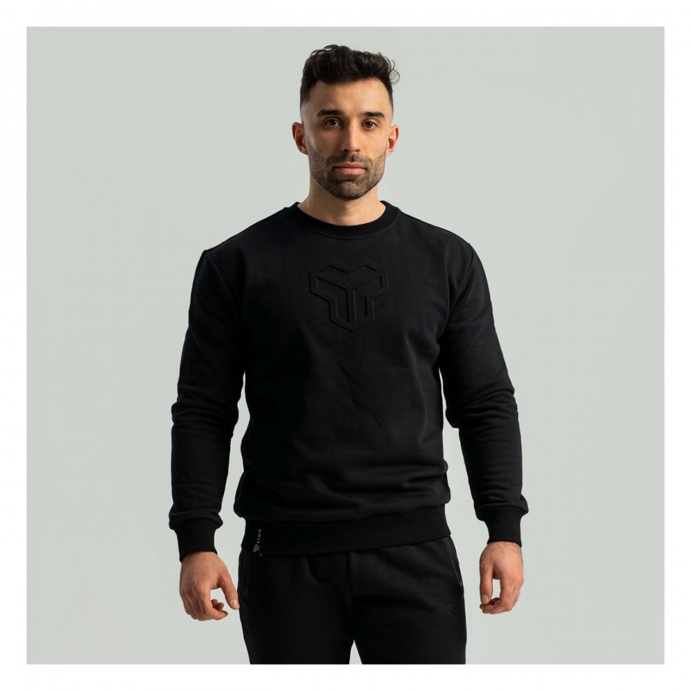 Mikina Embossed Black 
