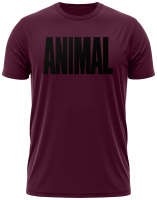 Tričko Animal Maroon - Universal Nutrition  