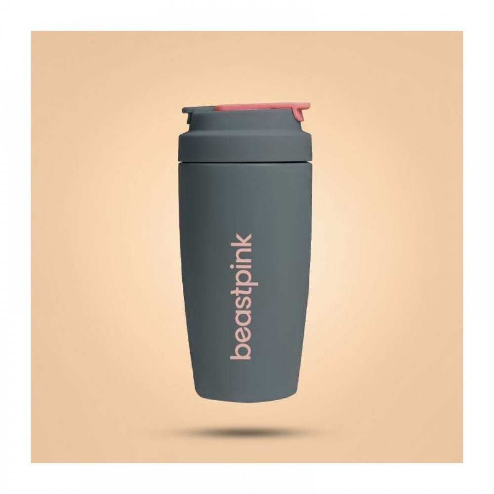Termohrnek 500 ml Grey - BeastPink 