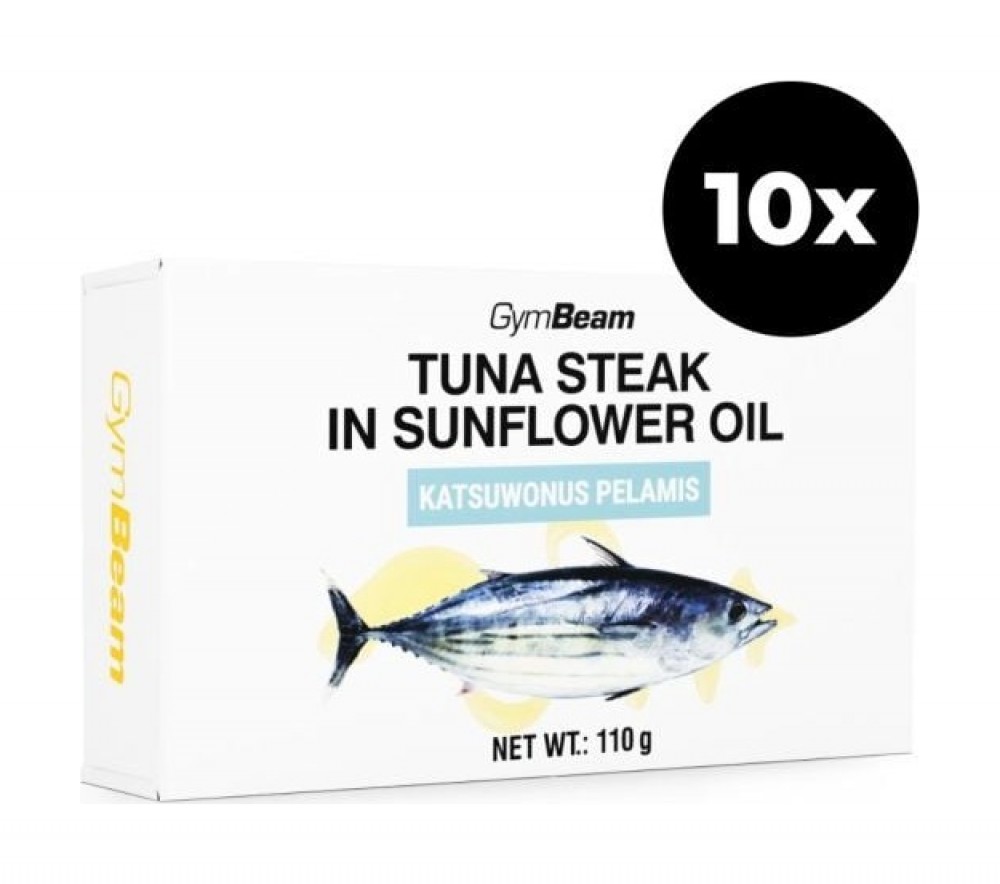 Steak z tuňáka ve slunečnicovém oleji 10 x 110 g