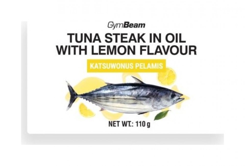 Steak z tuňáka v oleji s citrónovou příchutí 
