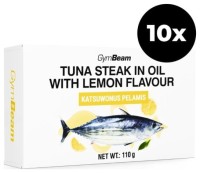 Steak z tuňáka v oleji s citrónovou příchutí 10 x 110 g 