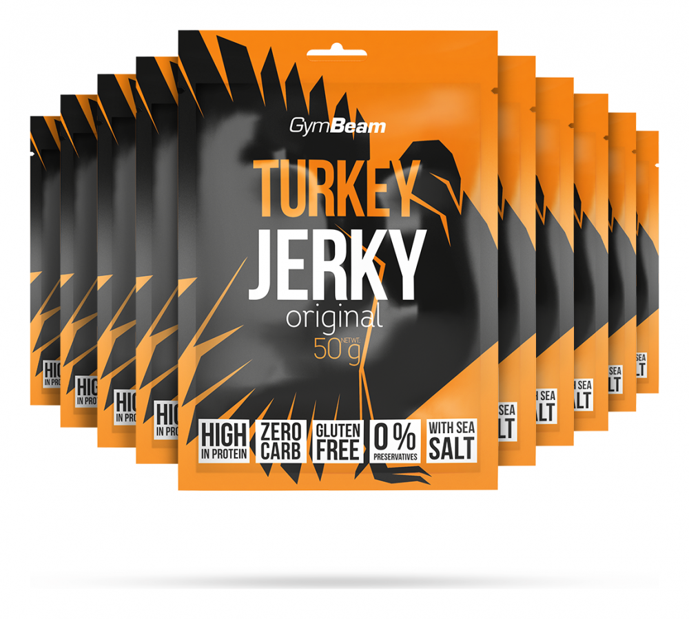 Sušené maso Turkey Jerky 10 x 50 g