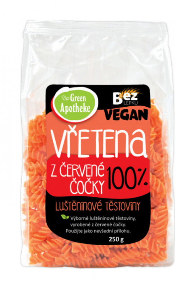 100% Vřetena z červené čočky 250 g