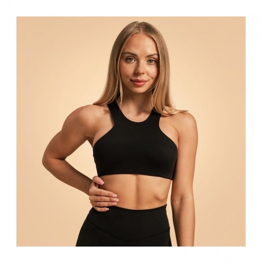 Sportovní podprsenka Venture Black - BeastPink 