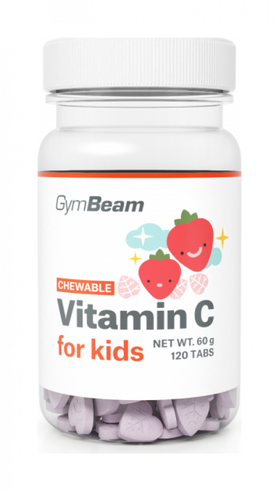 Vitamín C, tablety na cucání pro děti 120 tbl