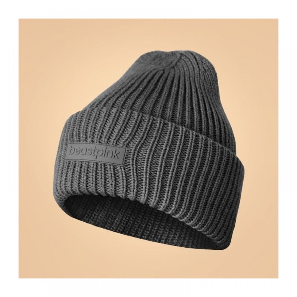 Zimní čepice Beanie Black - BeastPink 