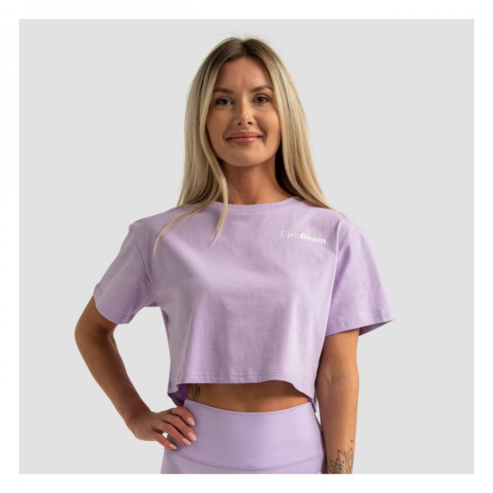 Dámské tričko Cropped Limitless Lavender 