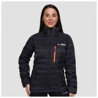 Dámská bunda Puffer Black/Orange  