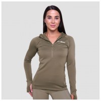 Dámská běžecká mikina 1/2 Zip Pulse Vetiver  