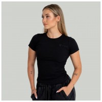 Dámské tričko Ribbed Black - STRIX  