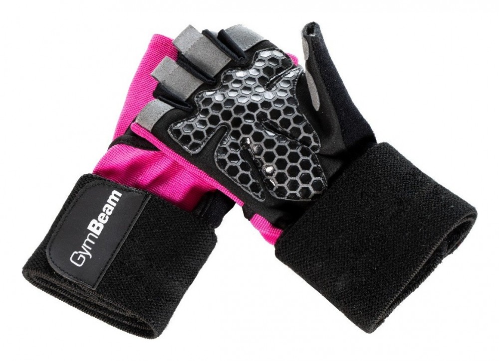 Dámské fitness rukavice Guard pink 