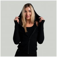 Dámská mikina se zipem MERINO I Black - STRIX  