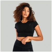 Dámské tričko Essential CropTop Black - STRIX  