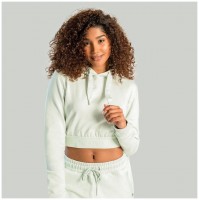 Dámská mikina Essential Cropped Hoodie Moon Grey - STRIX  