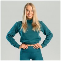 Dámská mikina Essential High-Neck Deep Teal - STRIX  