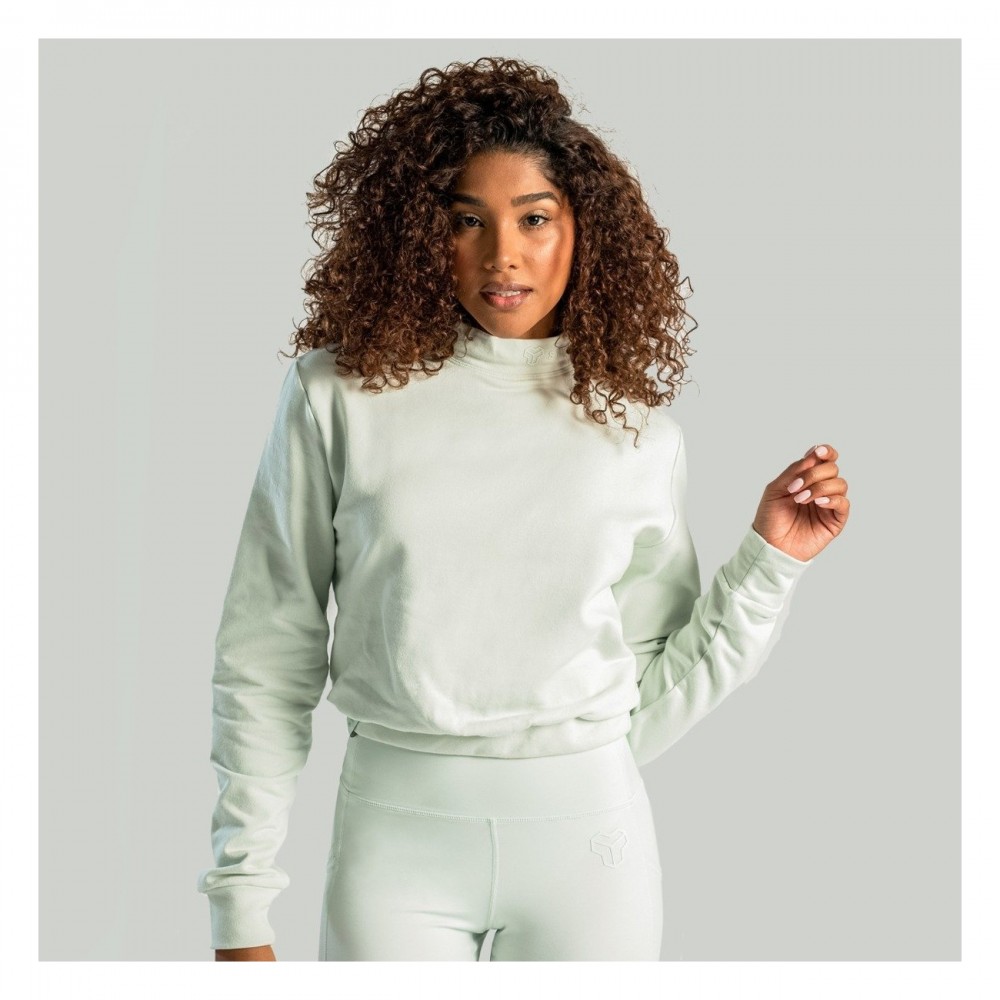 Dámská mikina Essential High-Neck Moon Grey - STRIX 