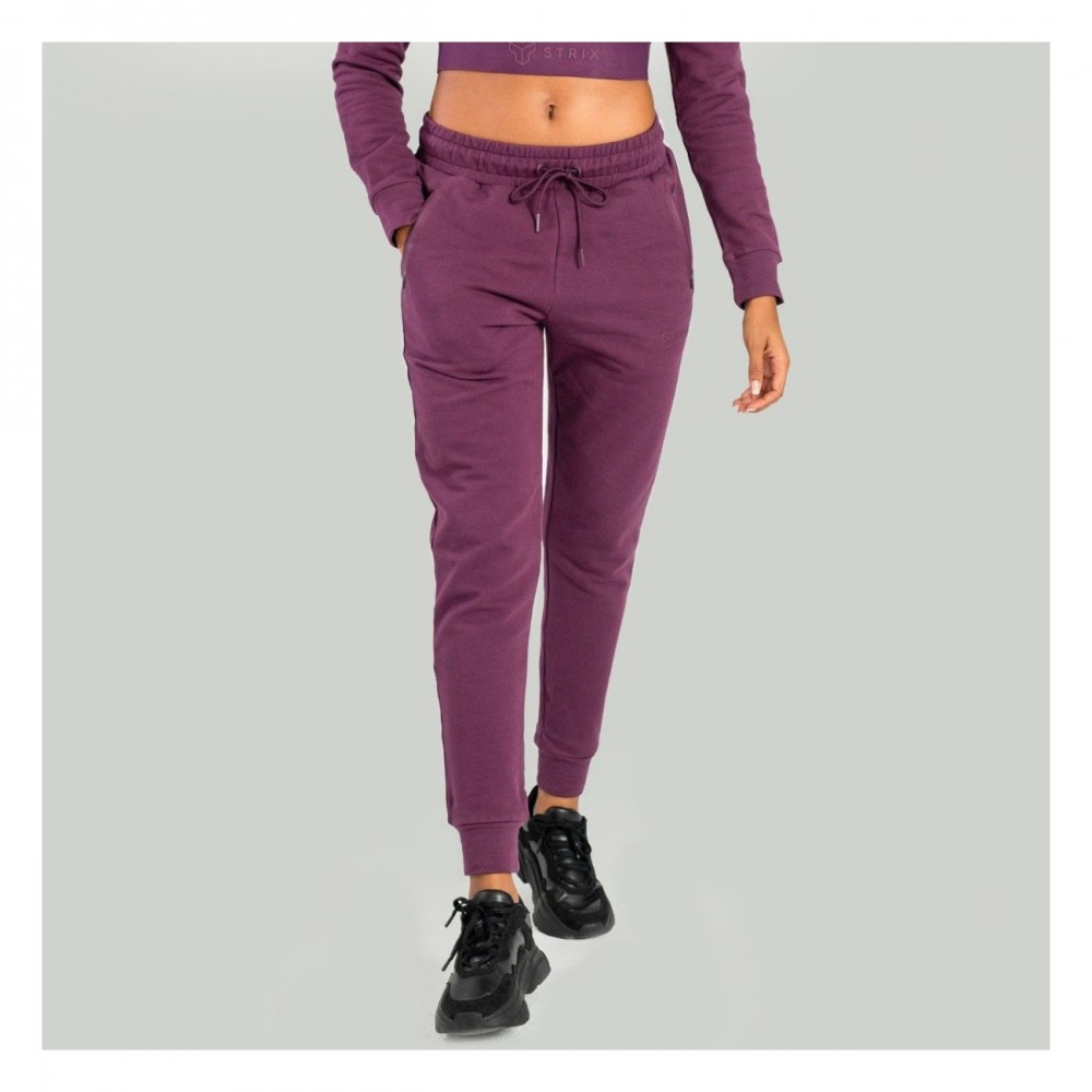 Dámské tepláky Essential Plum - STRIX 