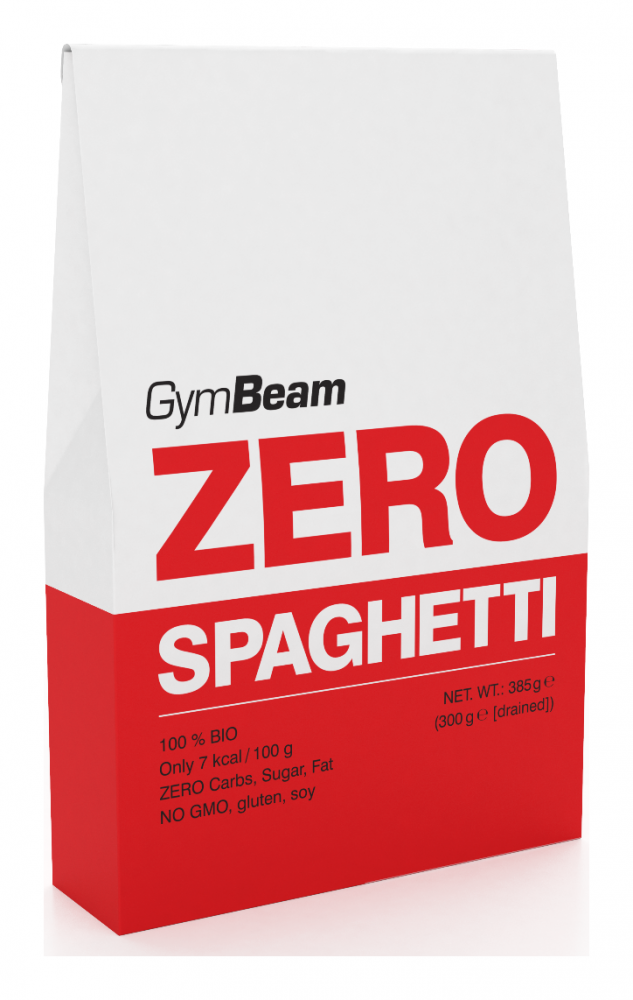 BIO Zero Spaghetti 385 g – GymBeam 10 x 385 g