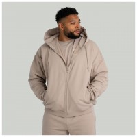 Mikina Zip Taupe  